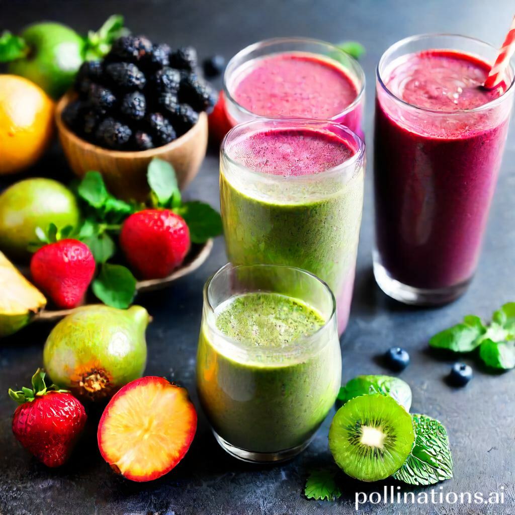 Blending and preparing your nutrient packed smoothie 1. Tips for properly blending your smoothie for a smooth consistency
2. Preparing ingredients ahead of time for quick and convenient smoothie making
3